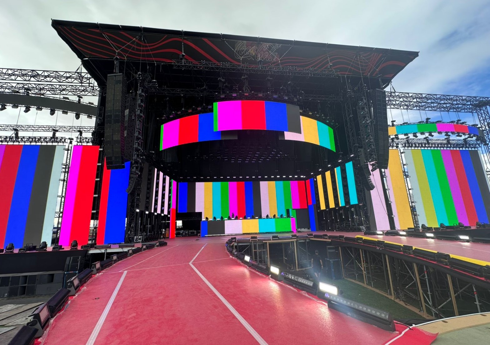 Coca-Cola Music Experience Set Up