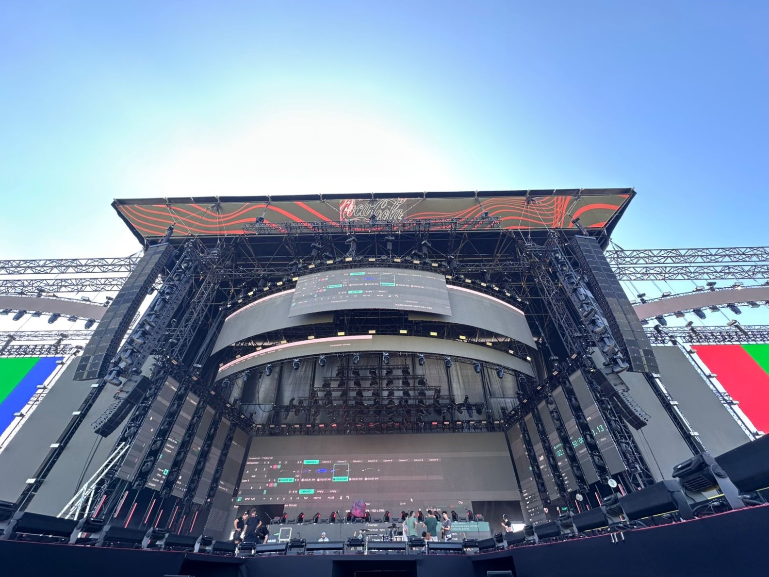 Coca Cola Music Experience Entre bastidores